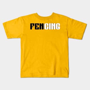 fencing sign Kids T-Shirt